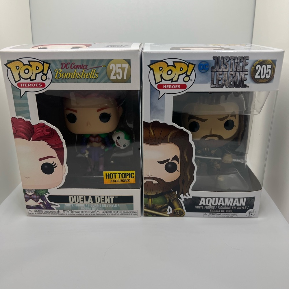 Funko DC Comics Duela Dent Bombshell and Justice League Aquaman